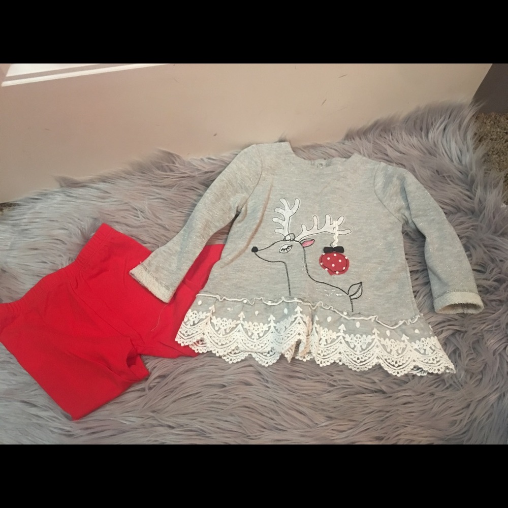 EUC boutique Christmas outfit